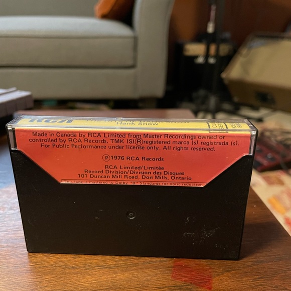 🇨🇦 Vintage Hank Snow 1976 The Hits RCA Records Cassette Tape Nova Scotia 🇨🇦 - Picture 3 of 5